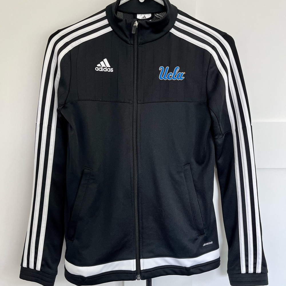 Adidas UCLA Athletic Sports Jacket - XS, New, Black, Women's Athleisure
